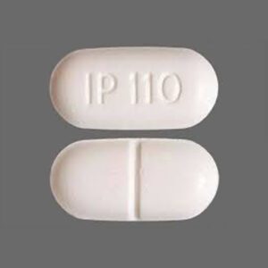 IP 110 Oval White Pill Hydrocodone Vicodin