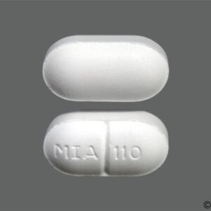 Fioricet tablets for headache relief.